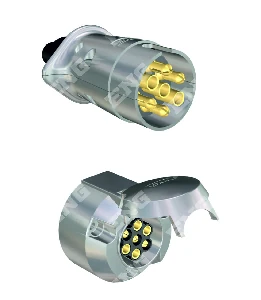 Unıversal Römork Fişi- Komple  7'li Metal - Eng-060201