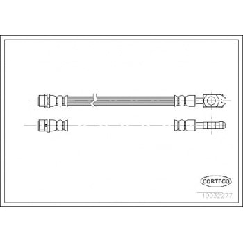 ARKA FREN HORTUMU AUDI A6 1.8T QUATTRO 97>05 2.4 QUATTRO 98> 2.5TDI QUATTRO 00>05 PASSAT 1.9TDI - CORTECO 19032277