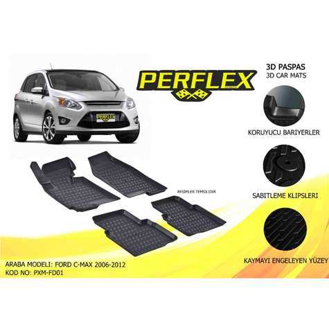 Ford IC Paspas 3d Havuzlu X-Mat C-Max 06-12 - Perflex Pxm-Fd01