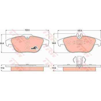 FREN BALATASI ARKA X204 08>15 W204 07>14 S204 07>14 C207 11>16 A207 10>16 - TRW GDB1738