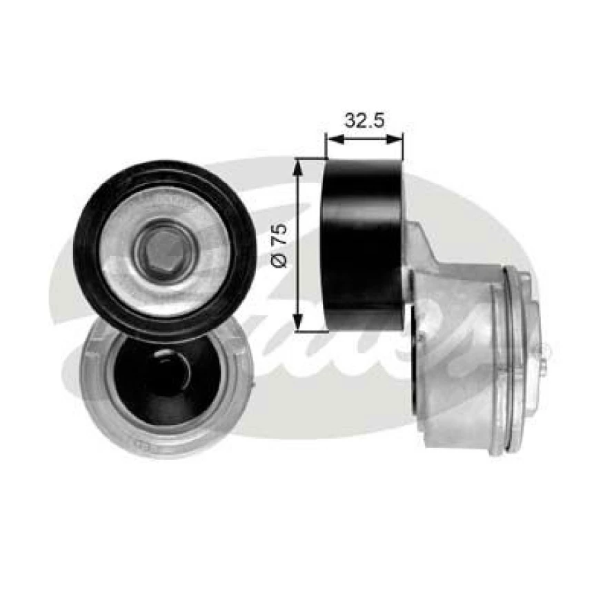 Mercedes Truck Alternator Gergi Rulmanı Kutuklu Mercedes Atego 98> Atego 2 04> Axor 2 04> Econıc-Citaro Om906 - Gates T38640