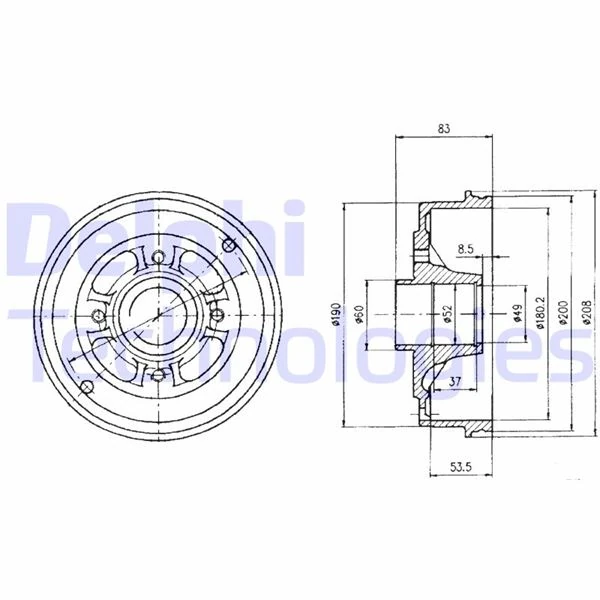 Renault Fren Kampanası R11 R19 İ,r19 İi, 9, Clio İ, Clio İi, Super 5, Thalıa İ, Thalıa İi, Twingo İ; Dacıa L - Delphi Bf426