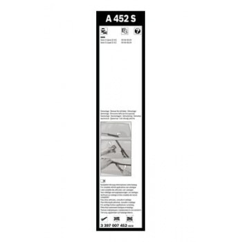 SILECEK SUPURGESI AEROTWIN 600 / 450mm A452S BMW E92 E93 - BOSCH 3397007452