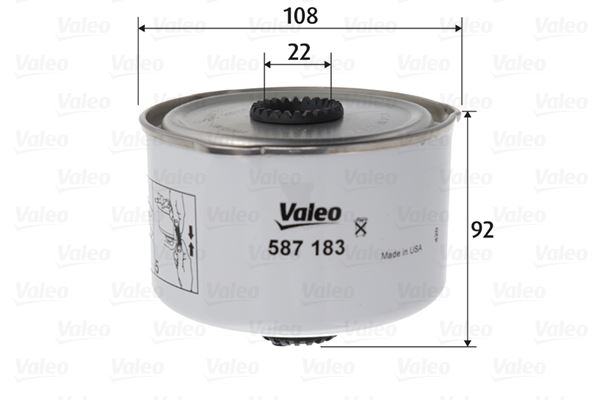 YAKIT FILTRESI (276DT 306DT 368DT) DISCOVERY 3 L319 04>09 DISCOVERY 4 L319 09>18 RANGE ROVER 3 L322 - VALEO 587183