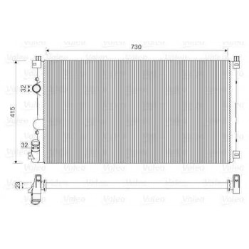MOTOR RADYATORU MASTER II 1,9 2,2 2,5 DCI MOVANO 2,2 CDTI 06>10 - VALEO 732917