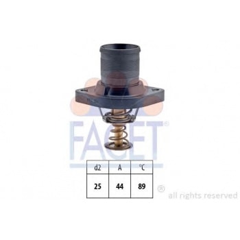 TERMOSTAT (89°) P206 GTI P307 C4 P406 YM EW10J4 (2,0 16V) P307 COUPE C4 VTS EW10J4S (2,0 16V) - FACET 7.8423