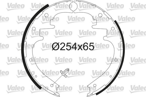 ARKA FREN BALATASI PABUC RANGER 06>11 4X4-4X2  MAZDA BT50 06>11- - VALEO 564236