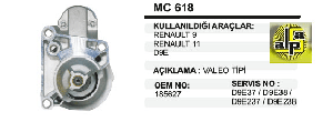 MARŞ ÖN KAPAK-VT  RENAULT 9/11 D9 E - REMARK-MC618