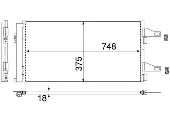 Fiat Klima Radyatörü - Klima Radyatörü - Bhr Ac 363 000s