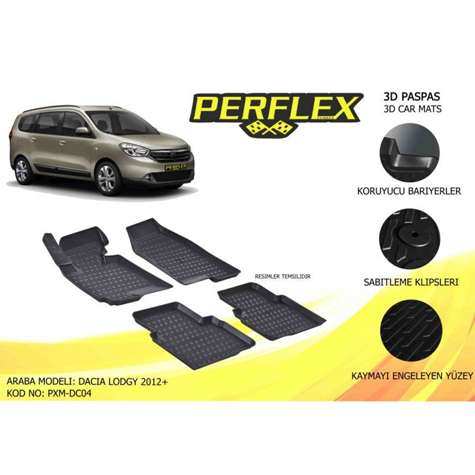 Renault Paspas 3d Havuzlu X-Mat Lodgy 2012+ - Perflex Pxm-Dc04