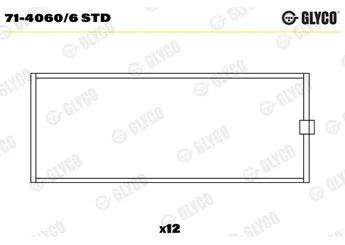 Renault Truck Kol Yatak Std Volvo / Renault DXI D11      Takım - Glyco 71-40606std
