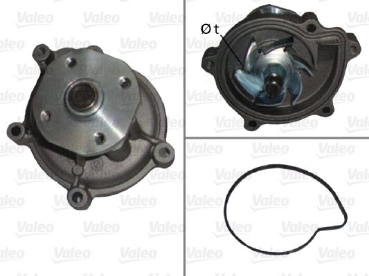 DEVIRDAIM POMPASI W169 04>12 W245 05>11 , FORFOUR (454) 04>06 , COLT 04> 1.5 - VALEO 506899