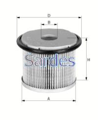 YAKIT FILTRESI RENAULT CLIO II KANGOO MEGANE LAGUNA SCENIC TRAFIC 1.9 DTI - SARDES SF165