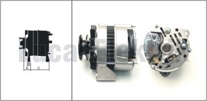 ALTERNATOR 12V 80A ERKUNT TRAKTOR - LUCAS 619 204 91