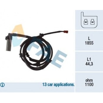 TEKERLEK HIZ SENSORU SAG ARKA AKS GRAND CHEROKEE I - FAE 78069
