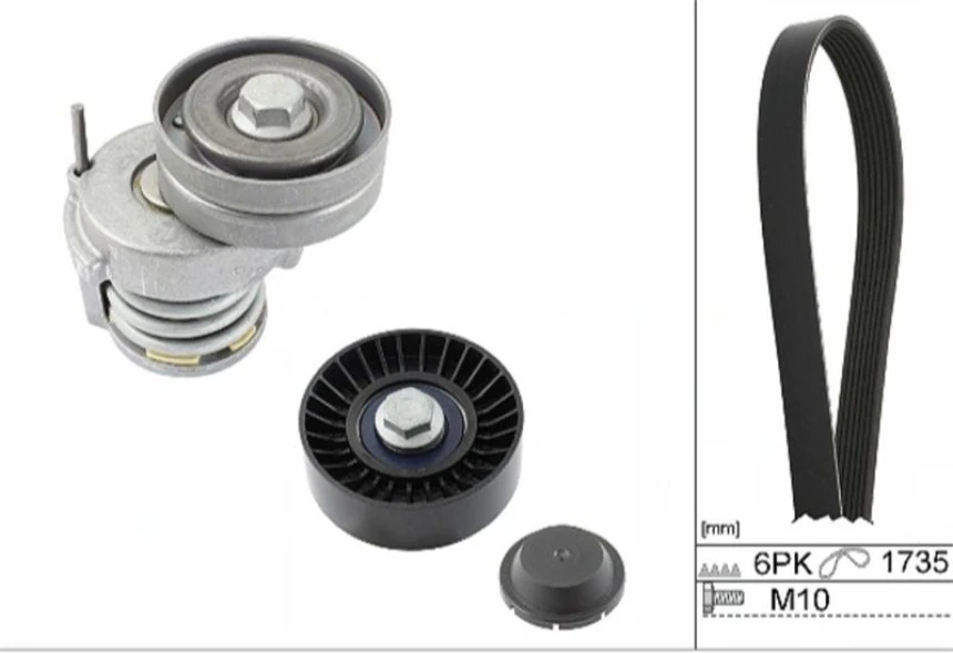 Vw V Kayıs Seti - 534 0065 10 + 532 0346 10 + 6pk1735 - İna 529 0505 10