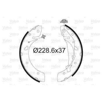 ARKA FREN BALATASI PABUC TOYOTA AVENSIS 97-01 - VALEO 562773