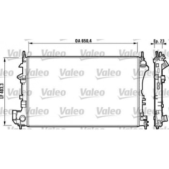MOTOR SU RADYATORU BRAZING VECTRA C SIGNUM Z16XE Z18XE - VALEO 732879