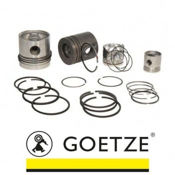 PISTON+SEGMAN (81,01mm STD (5 SILINDIRLI MOTORUN 3, 4, 5, PISTONLARI) TRANSPORTER T5 03>09 TOUAREG 0 - GOETZE 8772180STD000G