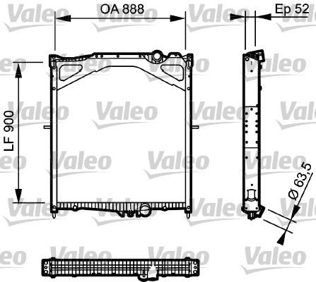 MOTOR RADYATORU MEKANIK VOLVO FH12 / FH16 02> - VALEO 734300
