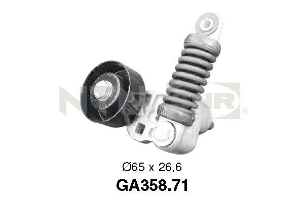 ALTERNATOR GERGI RULMANI KUTUKLU 206 TU3JP (1,4 8V) 1,6 00> XSARA II TU MOTOR XSARA PICASSO TU5JP (1 - SNR GA35871