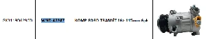Unıversal Klima Kompresörü Ford Transit 16> 115mm 6pk - Wondo-47247