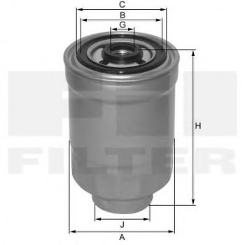 MAZOT FILTRESI ACCENT ADMIRA GETZ MATRIX 1,5 CRDI 03 05 3 SILINDIR DIZEL KISA TIP - FIL ZP3108FMB