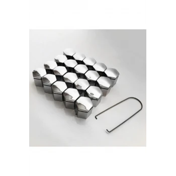 Unıversal Bijon Kapagı Takımı Krom Ø22(cikarma Aparatı-Sabıtleyici Sticker) - Mtj 6610