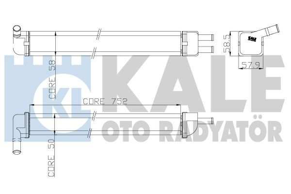 KALORIFER RADYATORU R12 TOROS (2 SIRA AL+PL) - KALE 0582862AL