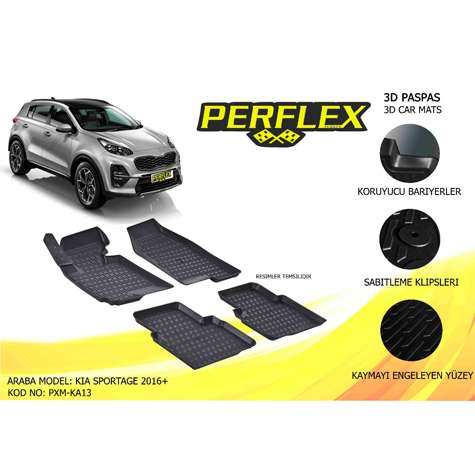 PASPAS 3D HAVUZLU X-MAT KIA SPORTAGE 2016-> - PERFLEX PXM-KA13