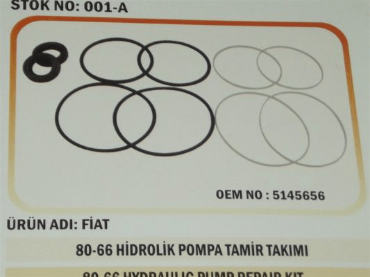 47013 80-66 Hidrolik Pompa Lastik Tamir Takımı 001-A 5145656 Karadeniz C-461 - PY-47013 - PY-47013