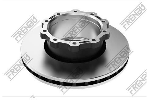ON-ARKA FREN DISKI (ABS'LI) - FORD CARGO / 1846T CEKICI - 1833-1842-4142-1850 F-MAX EURO 6 - FRENBU 1810360