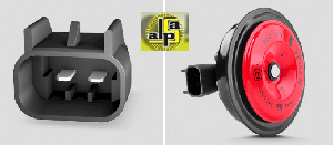 KORNA-DİDİT 12V KALIN SES   (OPEL SOKETLİ)   (DELPHI 1530 SOKET) - SEGER-50FK12.000.05K