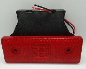 SİDE MARKER LAMBA  SMD LED ARKASI DÜZ  4 LEDLİ KIRMIZI - SPRLIGHT-TAS003-24V-K