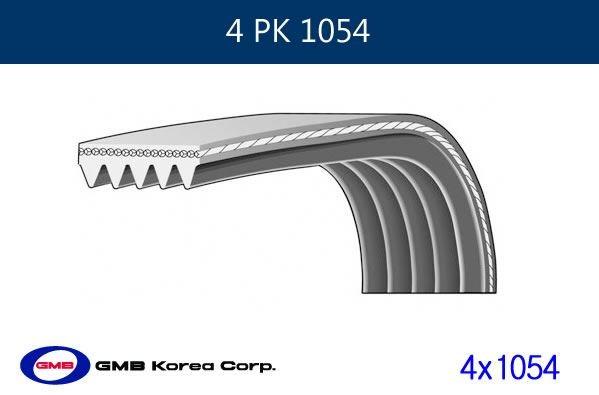 KANALLI KAYIS TEMPRA TIPO - GMB GPK 4PK1054