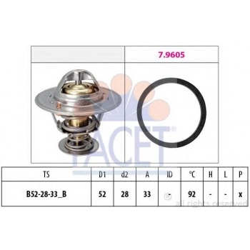 TERMOSTAT BOXER III JUMPER III 22DT PUMA 2.2HDI 16V TRANSIT  V184 2.2 2.4 V347 2.2TDCI 130HP C81 C96 - FACET 7.8928