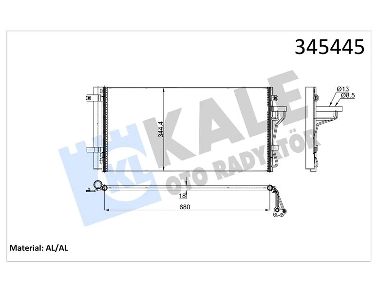 Hyundaı Klima Radyatoru Komple Sonata 2005> - Kale 345445