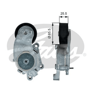 ALTERNATOR GERGI RULMANI (VOLVO:S40 1.6D 04 11 / S80 11 18 / V40 13 V50 1.6D 10 12 / V60 1.6D 11 15) - GATES T39379