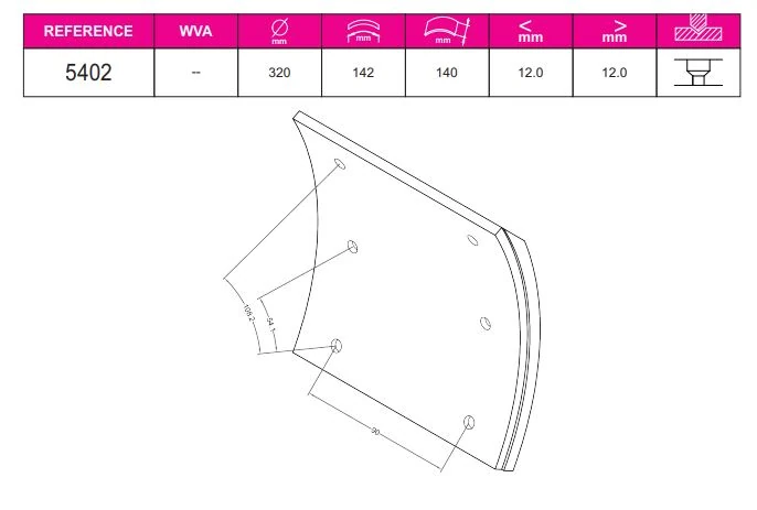 Mitsubıshı Ticarı Fren Balatası Arka Yaprak Mitsubıshı Fuso Canter - Beser 5402