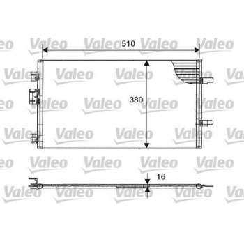 KLIMA RADYATORU  CLIO II 1.5 DCI 01>08 - VALEO 817602