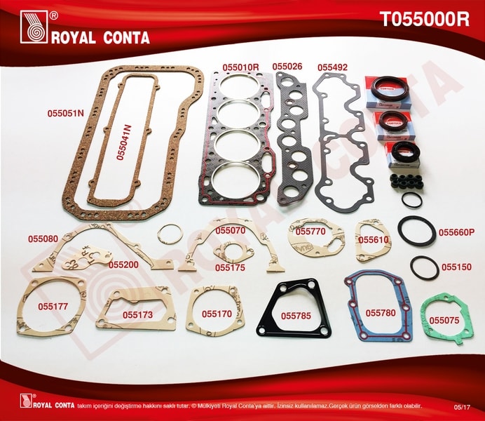 MOTOR TAKIM CONTA FIAT TEMPRA TIPO UNO SLX 1.6 91> - ROYAL T055000R