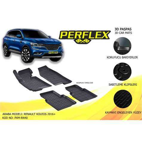 Renault Paspas 3d Havuzlu X-Mat Koleos 2016+ - Perflex Pxm-Rn40