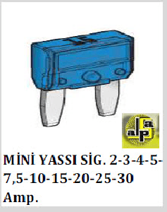 SİGORTA-BIÇAK MİNİ 30 AMP               YEŞİL - MTA-M0600170