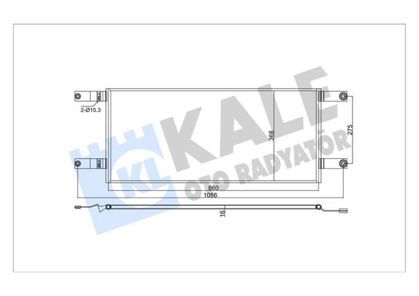 Scanıa Truck Klima Radyatoru Kurutucusuz  (kondenser) Scanıa / Dc13/16 / L-P-G-R-S Serisi P220-500 R280-730 S370- - Kale 382550