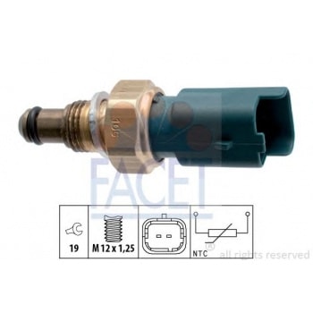 MAZOT POMPA SICAKLIK MUSURU CLIO KANGOO MEGANE 1.5DCI K9K-3008-307-308-407-5008-C4-C5- 2.0HDI - FACET 7.3317