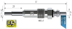 KIZDIRMA BUJİSİ-7V CRAFTER TOUAREG - SVAC-SV105