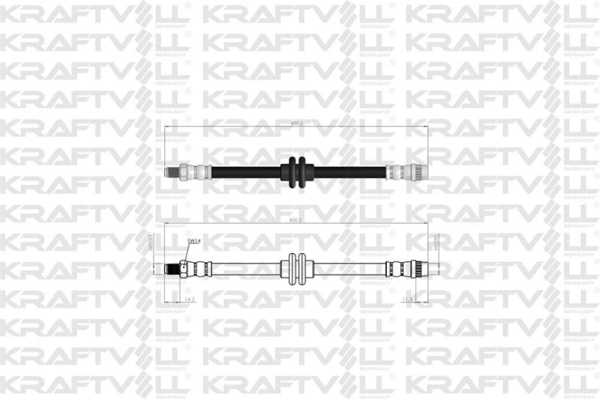 Renault On Fren Hortumu Master III Movano B 10 -> - Kraftvoll 07080048