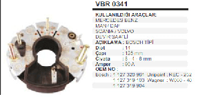 DİYOT TABLASI-BT MAN-MB 17 DIOTLU - VERTEX-VBR0341