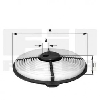 Suzukı Hava Filtresi Macar Swift 85>01 1.0 1.3 1.6 - Fil Hp5019