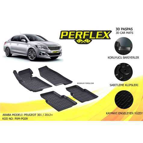 PASPAS 3D HAVUZLU X-MAT 301 12> - PERFLEX PXM-PG09